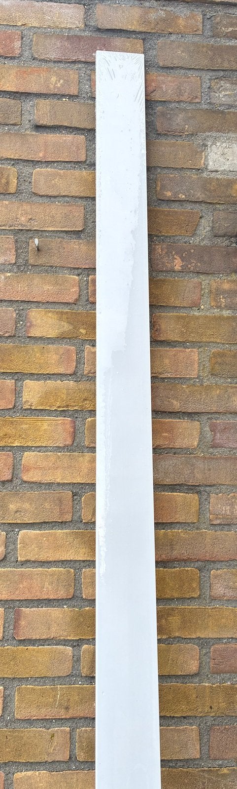 65 meter kunststof plinten 90x12 wit, Ophalen, Kunststof, Nieuw, 250 cm of meer