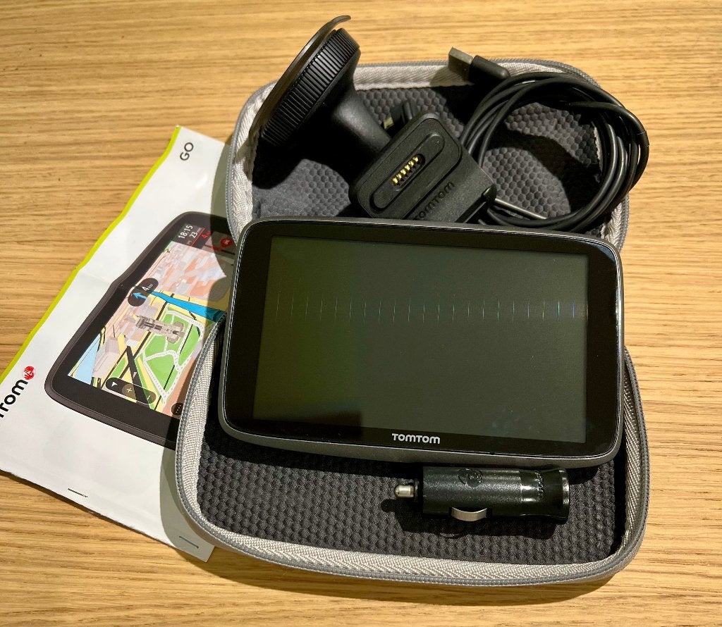 TomTom GO Navigatiesysteem – met Click & Go Houder & Etui, Ophalen, Gebruikt