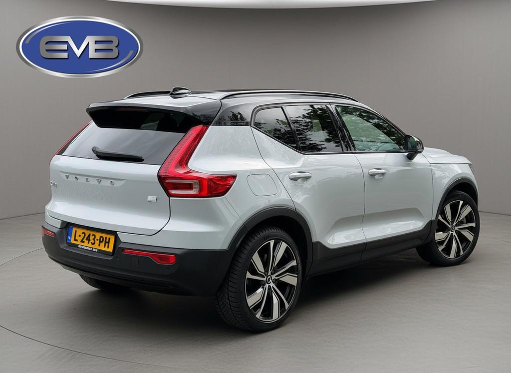 Volvo XC40 Recharge P8 AWD 408 pk R-Design, panoramadak, tre, Auto's, Volvo, 1300 min, Gebruikt, Origineel Nederlands, Vierwielaandrijving