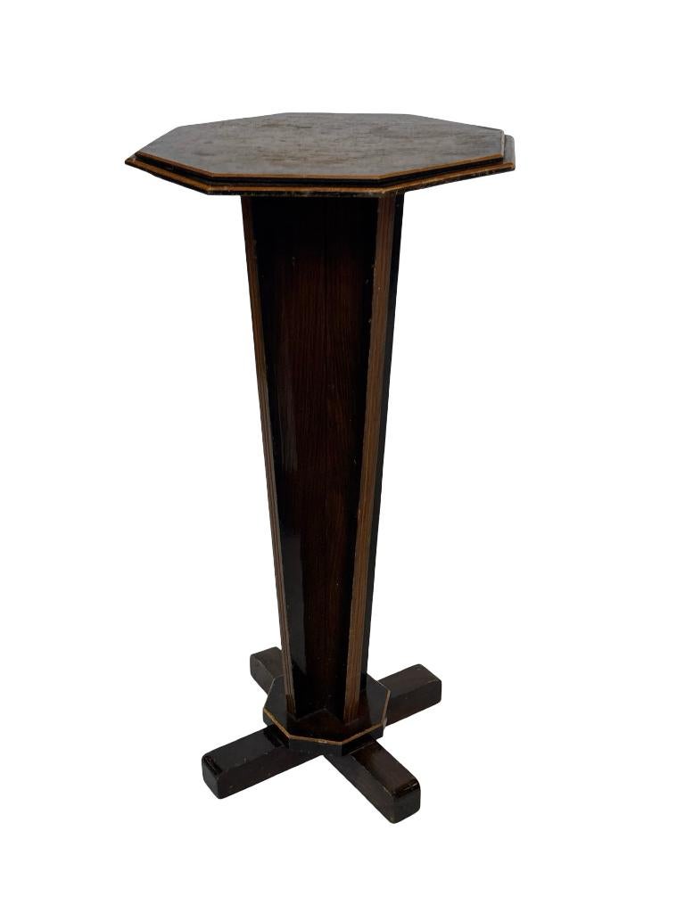 Art Deco bijzettafel plantentafel set van twee design eiken, Ophalen, Gebruikt, Art Deco, Art Deco