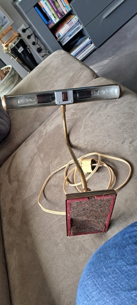 oude schilderijlamp HECA, Antiek en Kunst, Antiek | Lampen, Ophalen