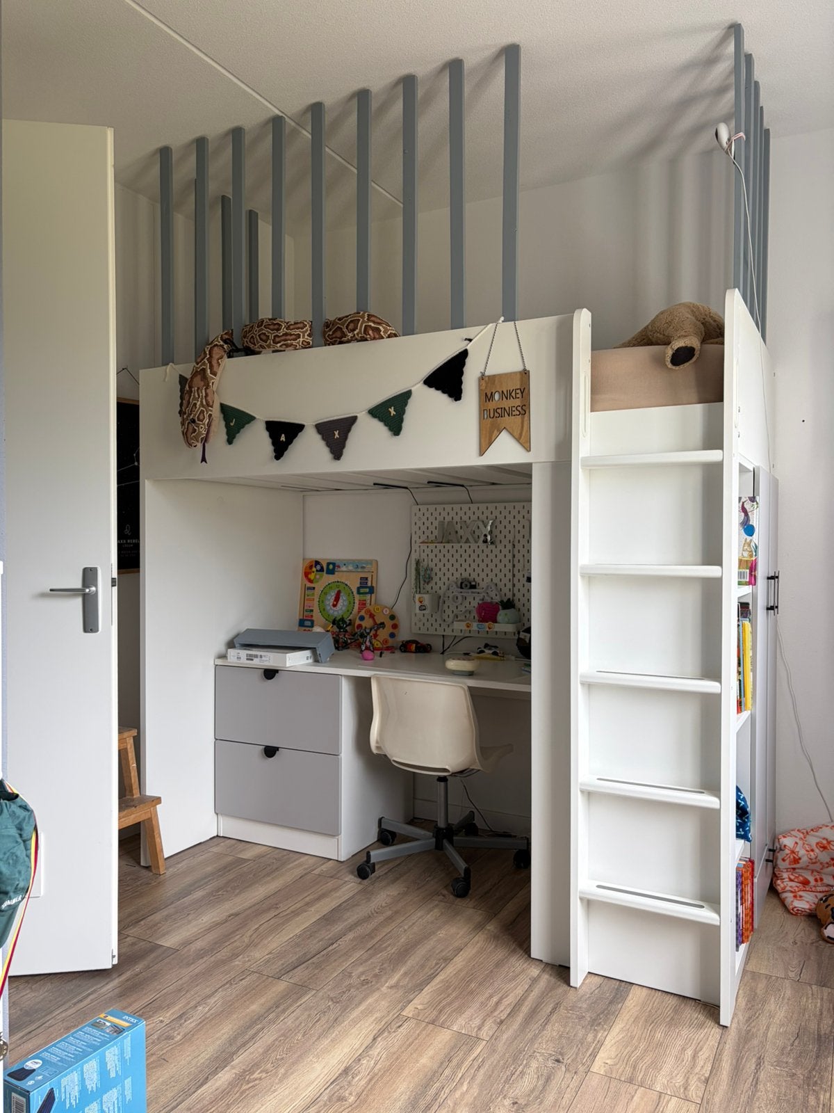 Ikea Smastad hoogslaper, Ophalen, Zo goed als nieuw, Hoogslaper