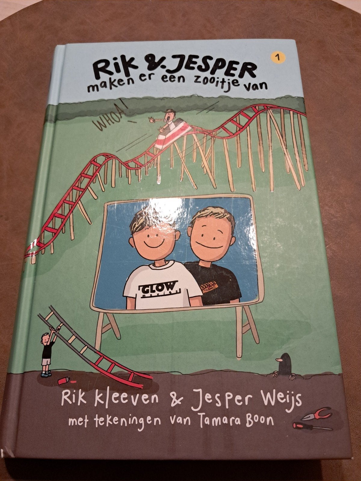 Rik & Jesper maken er een zooitje van - Kinderboek, Ophalen of Verzenden, Zo goed als nieuw, Rik Kleeven & Jesper Weijs, Fictie