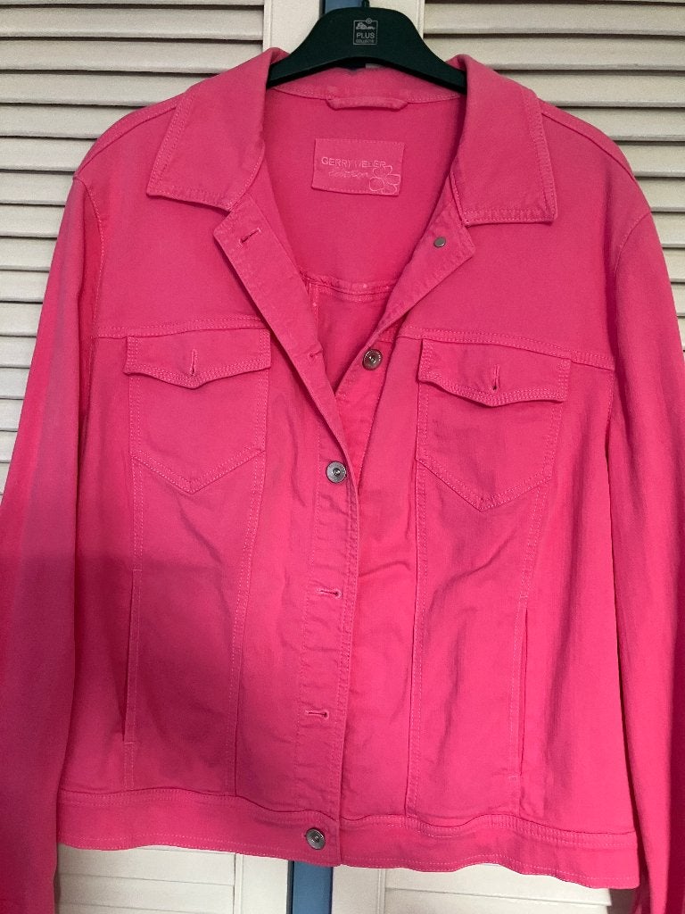 zgan roze gerry Weber jack  maat 48, Maat 46/48 (XL) of groter, Ophalen of Verzenden, Zo goed als nieuw, Jasje