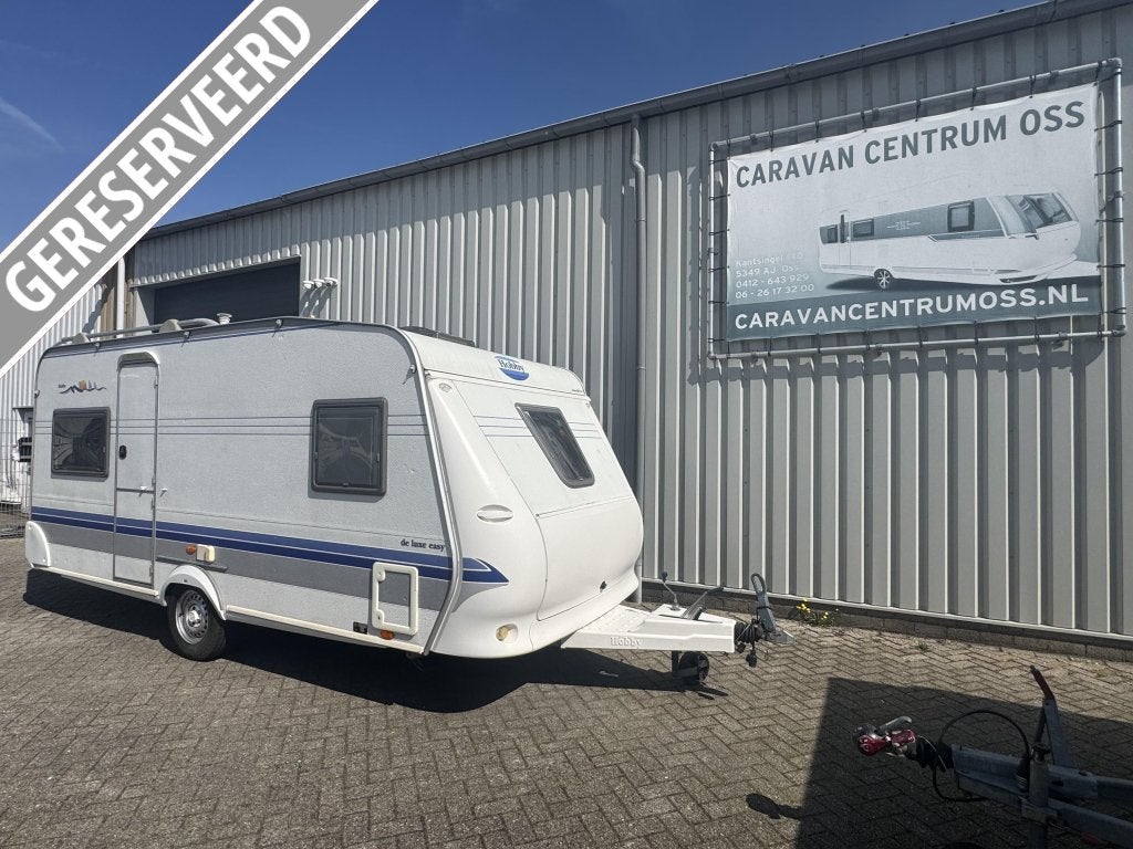 Hobby De luxe Easy 460 UFE, Caravans en Kamperen, Caravans, Rondzit, Hobby, Bedrijf, Overige typen