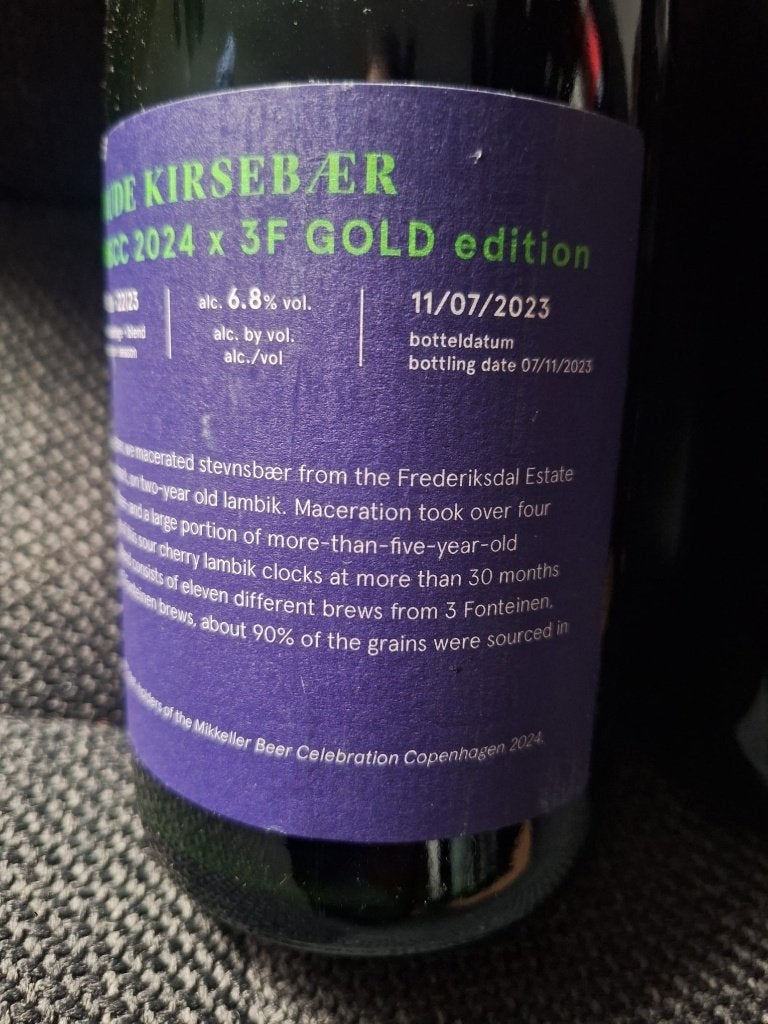 3 Fonteinen Oude Kirsebaer 2 flessen, Verzamelen, Ophalen of Verzenden, Zo goed als nieuw, Flesje(s), Overige merken