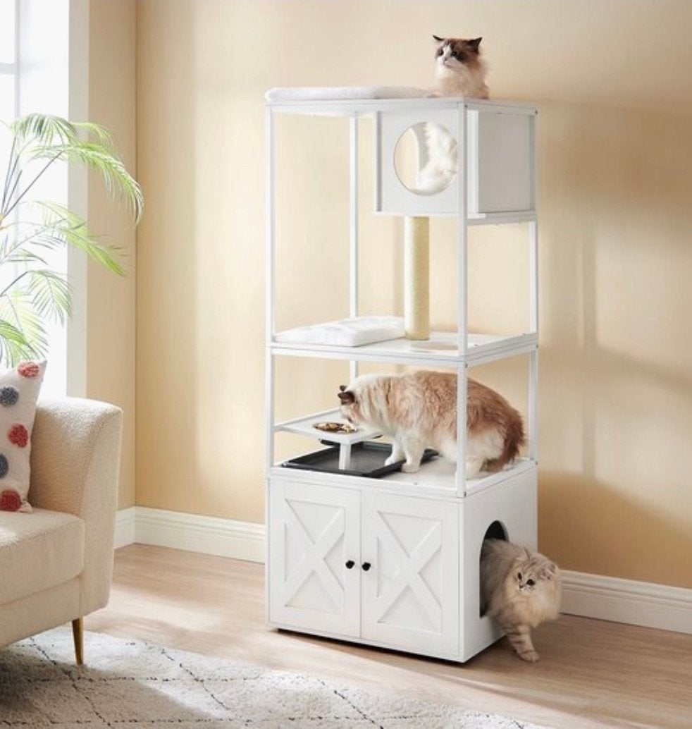 kattenkast / krabpaal/ kast, Dieren en Toebehoren, Ophalen