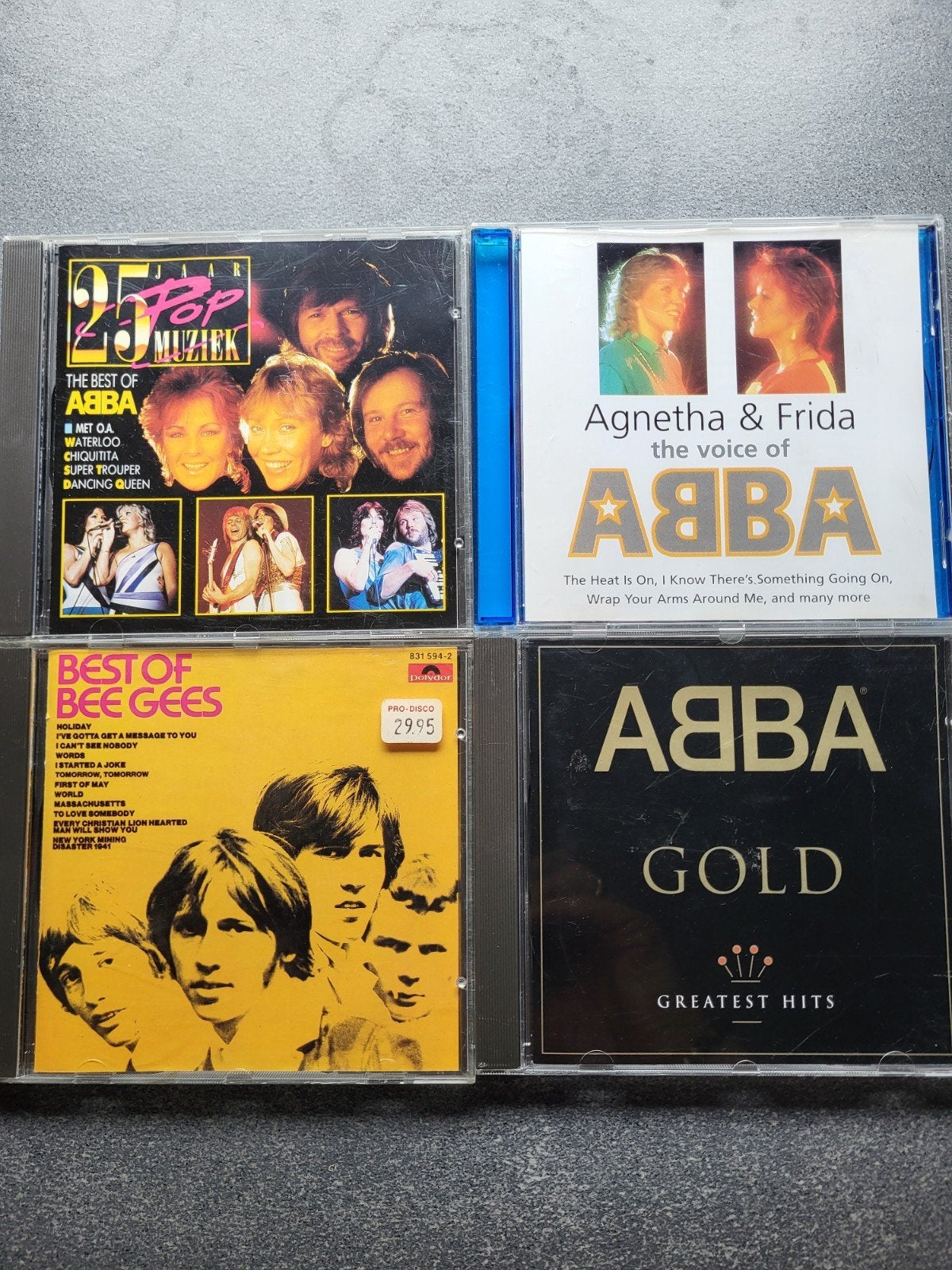 3x ABBA cd 1x beegees, Cd's en Dvd's, Cd's | Verzamelalbums, Ophalen of Verzenden, Zo goed als nieuw, Pop