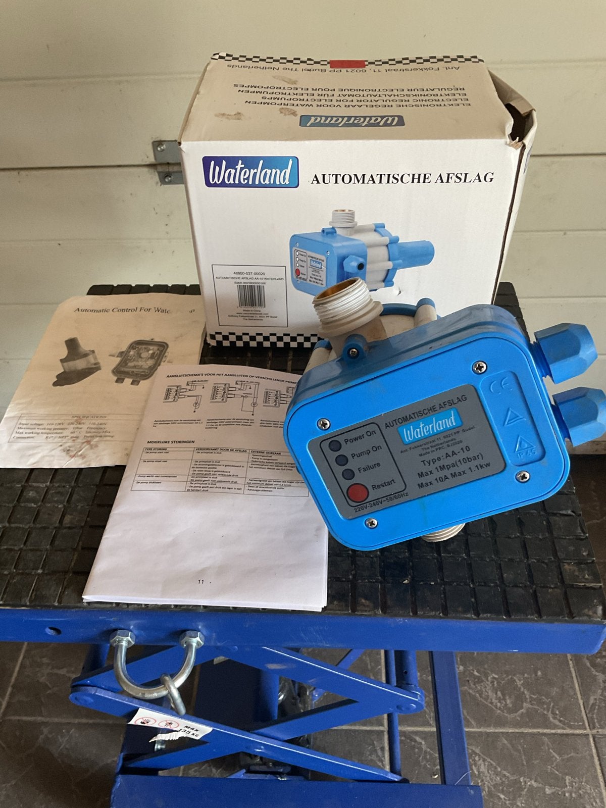 Waterland Automatische Afslag Pompcontroller AA-10, Tuin en Terras, Waterpompen, Ophalen, Zo goed als nieuw, Elektrisch, Overige typen