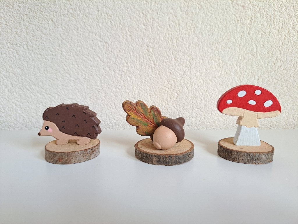 Herfst jaarringstekers grimm of dille, Kinderen en Baby's, Speelgoed | Houten speelgoed, Ophalen of Verzenden, Nieuw