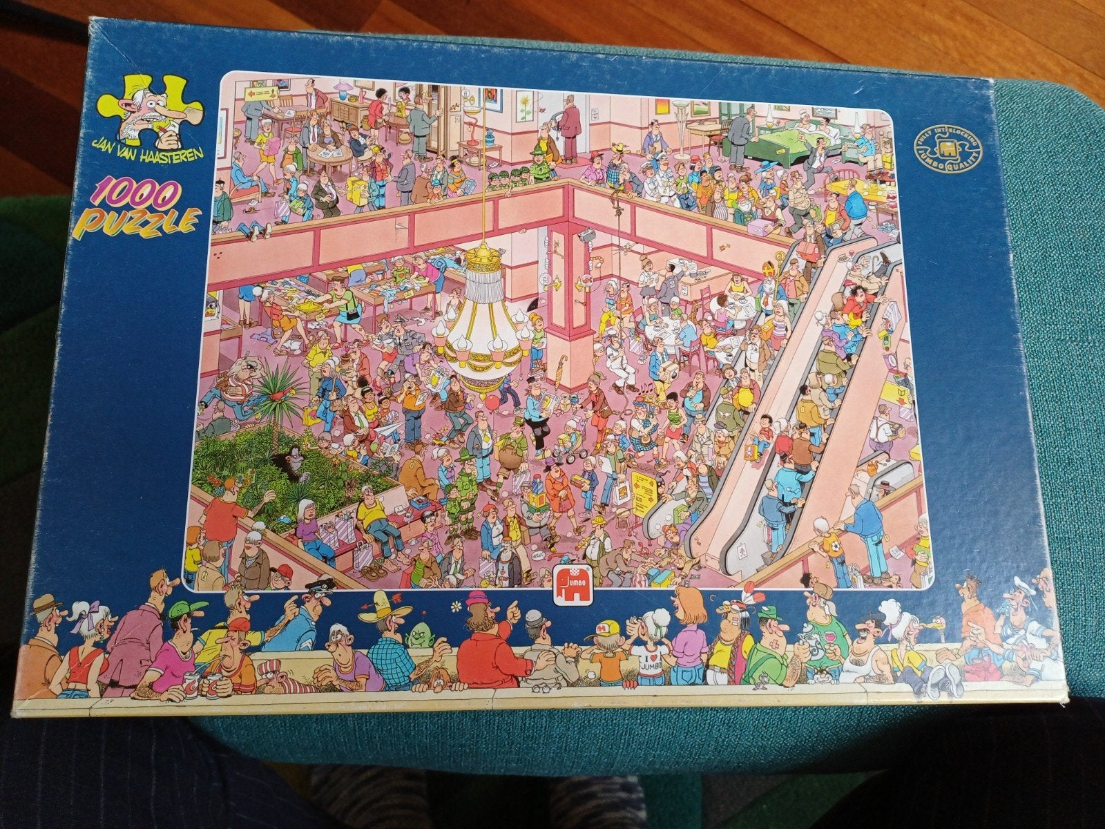 Puzzel Jan van Haasteren 'Uitverkoop'., Ophalen, 500 t/m 1500 stukjes, Gebruikt, Legpuzzel