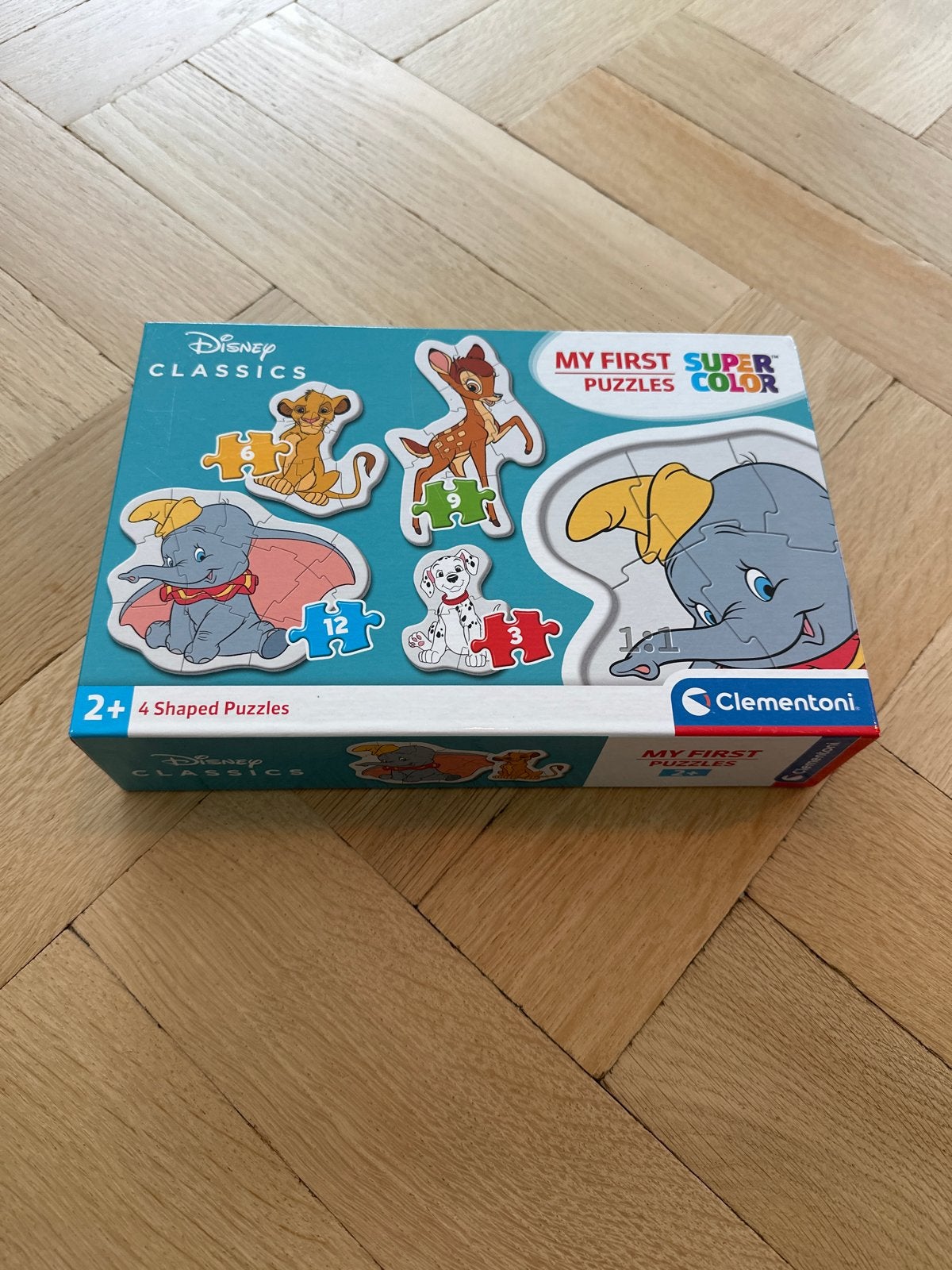 Disney Classics Mijn Eerste Puzzels - 4 Vormpuzzels, Ophalen of Verzenden, 10 tot 50 stukjes, Zo goed als nieuw, 2 tot 4 jaar