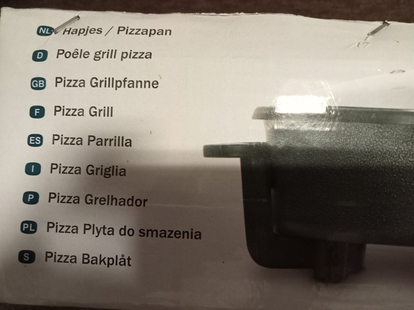 Pizza grill /elektrische hapjespan, Ophalen of Verzenden, Nieuw, Airfryer