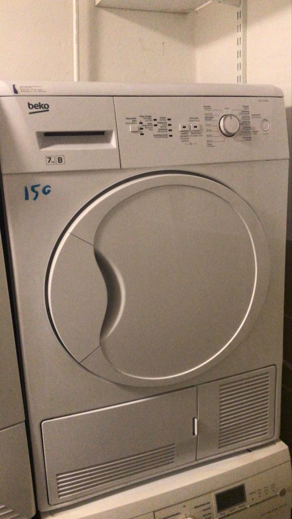 beko condens droger, 6 tot 8 kg, Gebruikt, Ophalen of Verzenden, Voorlader