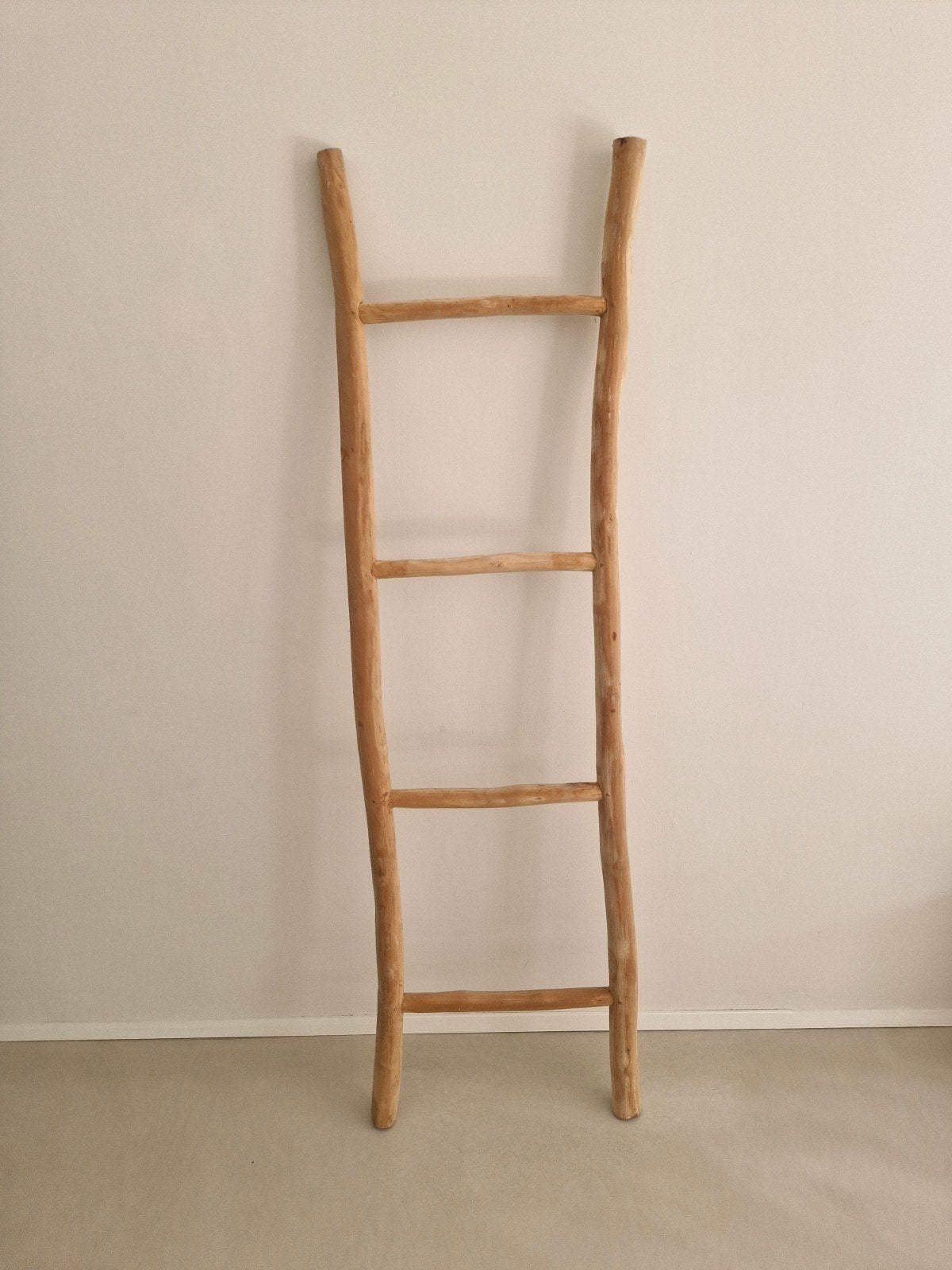 Decoratieve houten ladder (+/- 180 cm hoog), Huis en Inrichting, Ophalen, Gebruikt, Hout