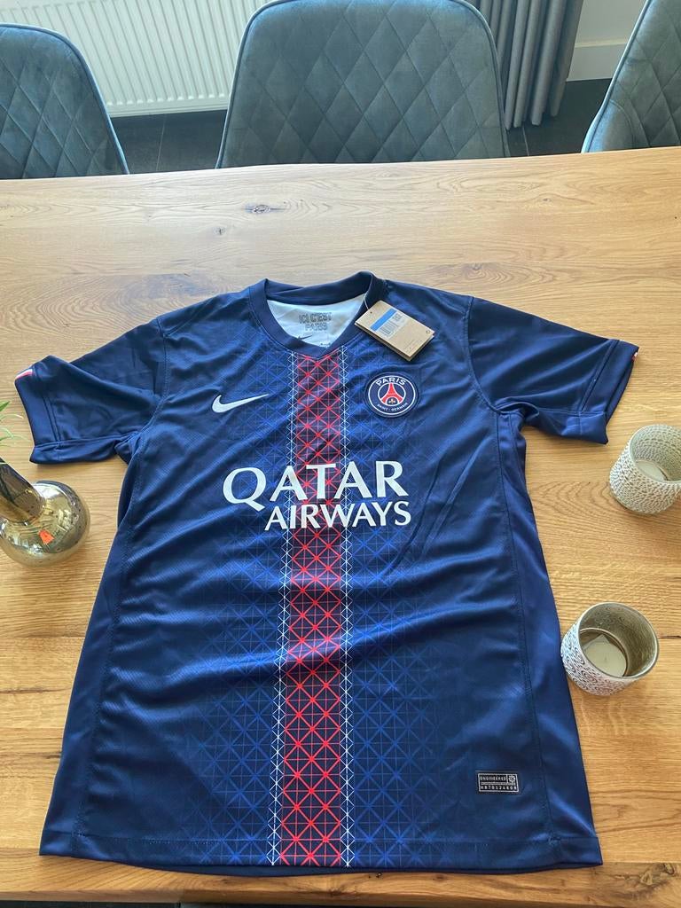 Gloednieuw PSG Voetbalshirt D. Doué #14, Blauw, Nieuw, Overige maten, Ophalen of Verzenden