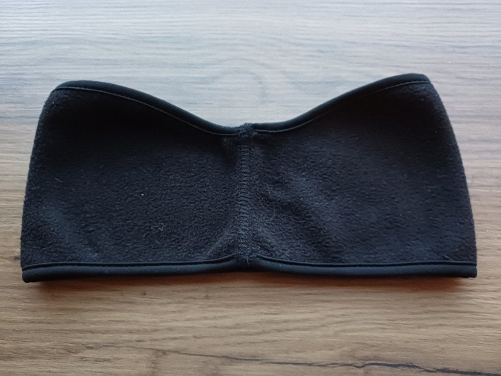 zwart fleece hoofdband, Kleding | Dames, Ophalen of Verzenden, Zo goed als nieuw, Muts