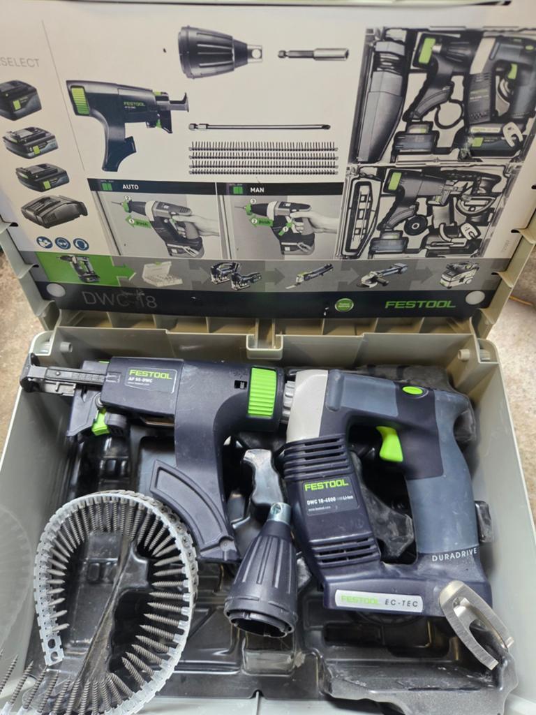 Festool Schroefmachine. DWC18, Doe-het-zelf en Verbouw, Ophalen of Verzenden, Zo goed als nieuw, Boor- en Schroefmachine