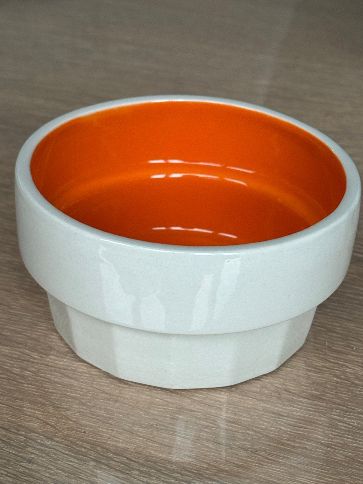 Fair Trade Original Kom - Wit/Oranje, Ophalen of Verzenden