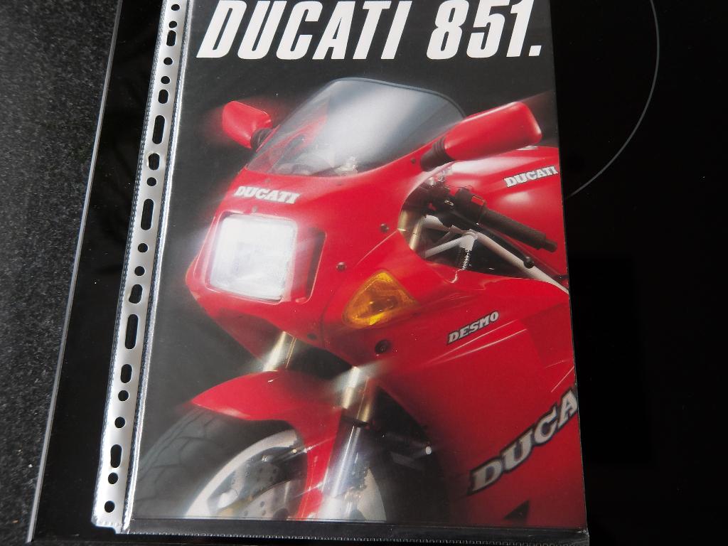 Folder Ducati 851, Verzenden, Ducati
