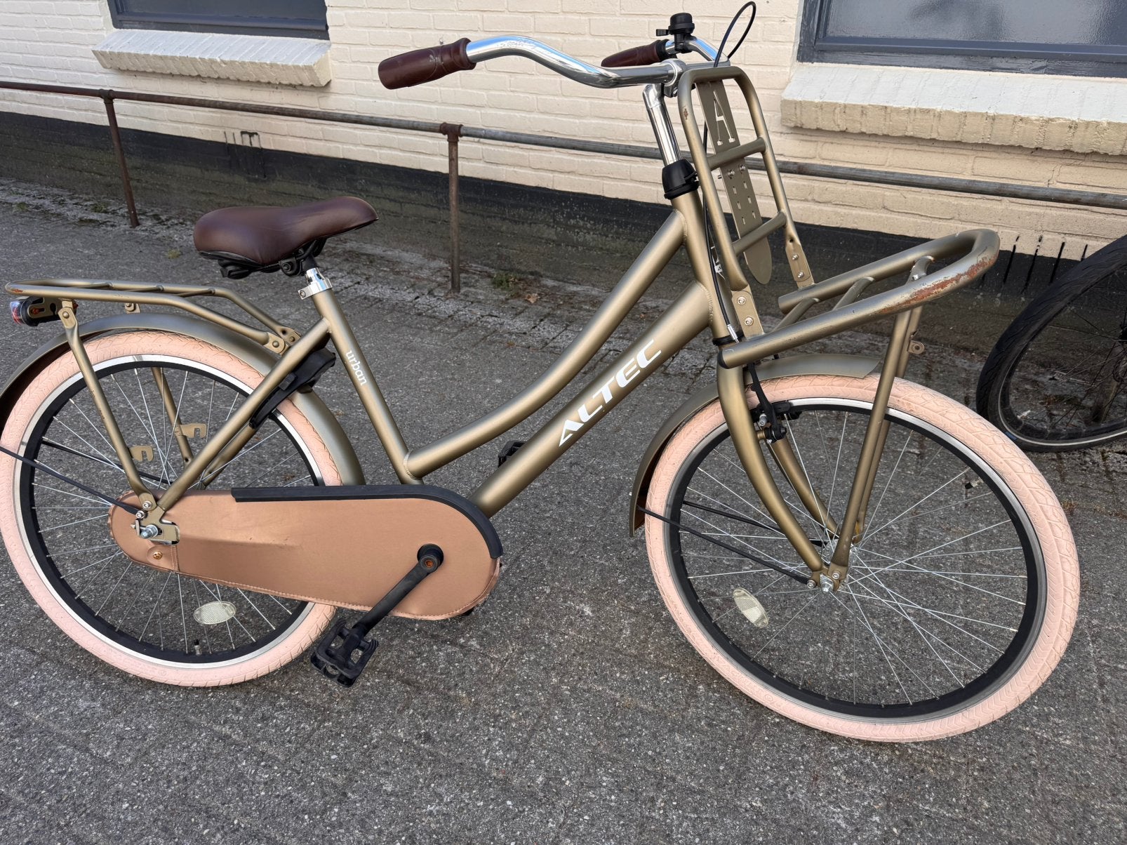 Altec Urban 24 inch meisjesfiets brons terugtraprem, Ophalen, Gebruikt, Terugtraprem, 24 inch