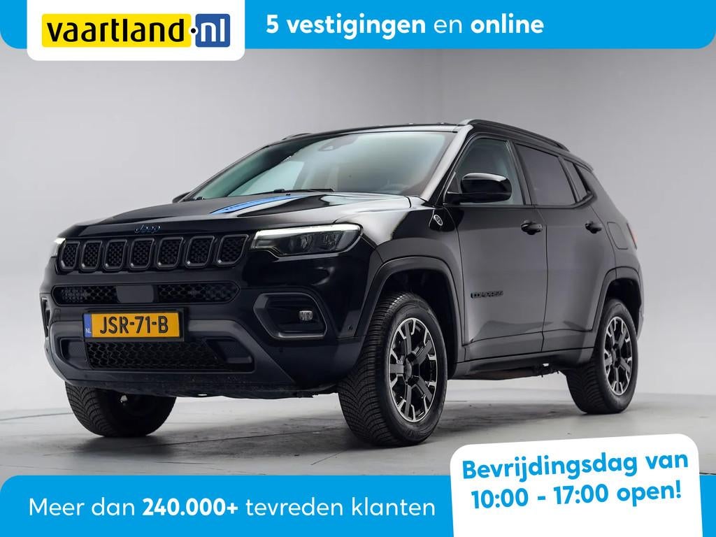 Jeep Compass 4xe 240 Plug-in Trailhawk Aut. [ Adapt.cruise C, Auto's, Automaat, 4 cilinders, Adaptive Cruise Control, 179 pk