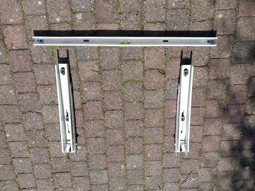 Airco buitendeel montageframe, Witgoed en Apparatuur, Airco's, Ophalen, Gebruikt, Verwarmen, Minder dan 60 m³