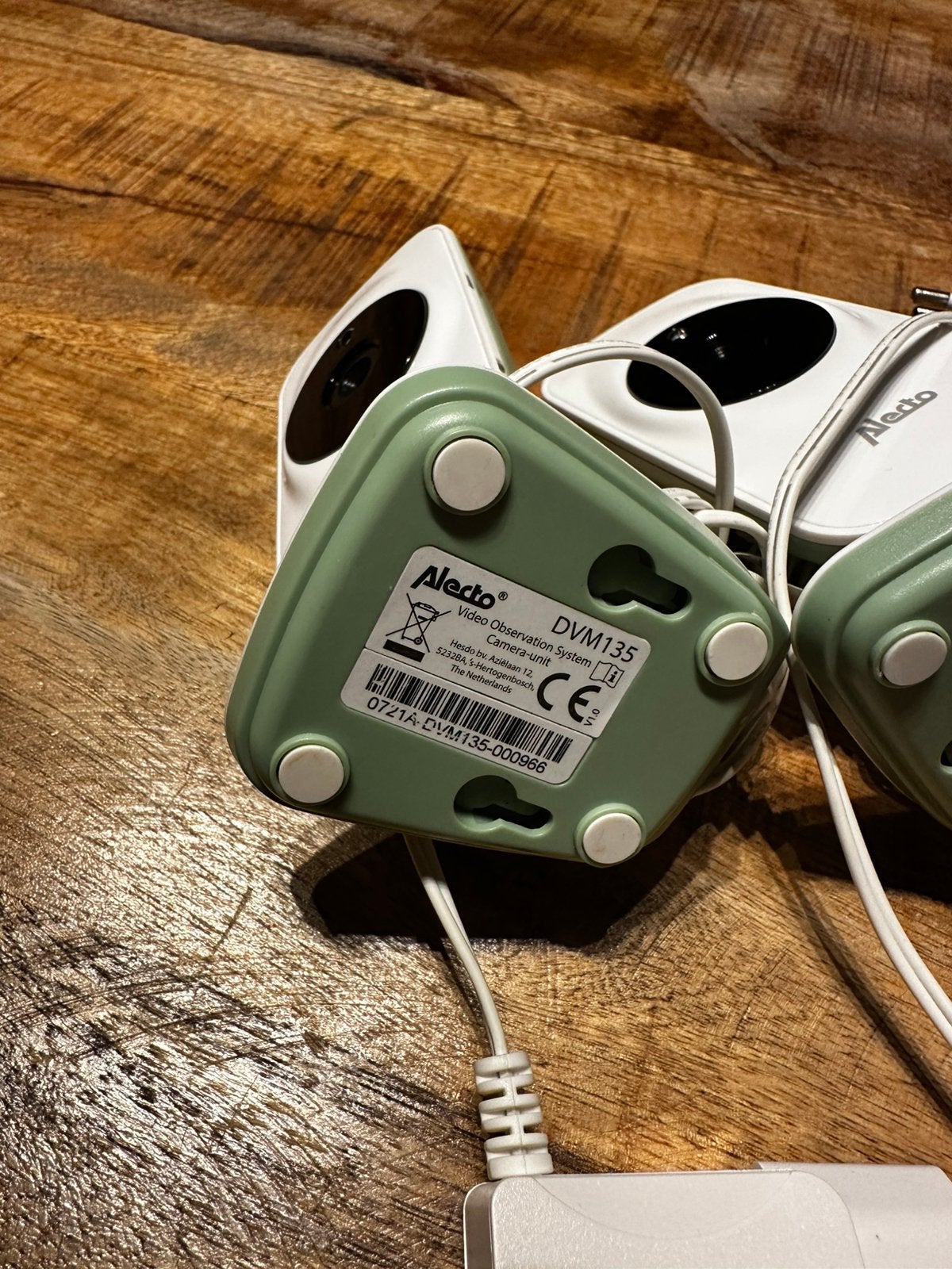 Alecto DVM135 Babyfoon Camera-units (2 stuks) - Zonder monit, Kinderen en Baby's, Babyfoons, Ophalen of Verzenden, Gebruikt, 250 meter of meer
