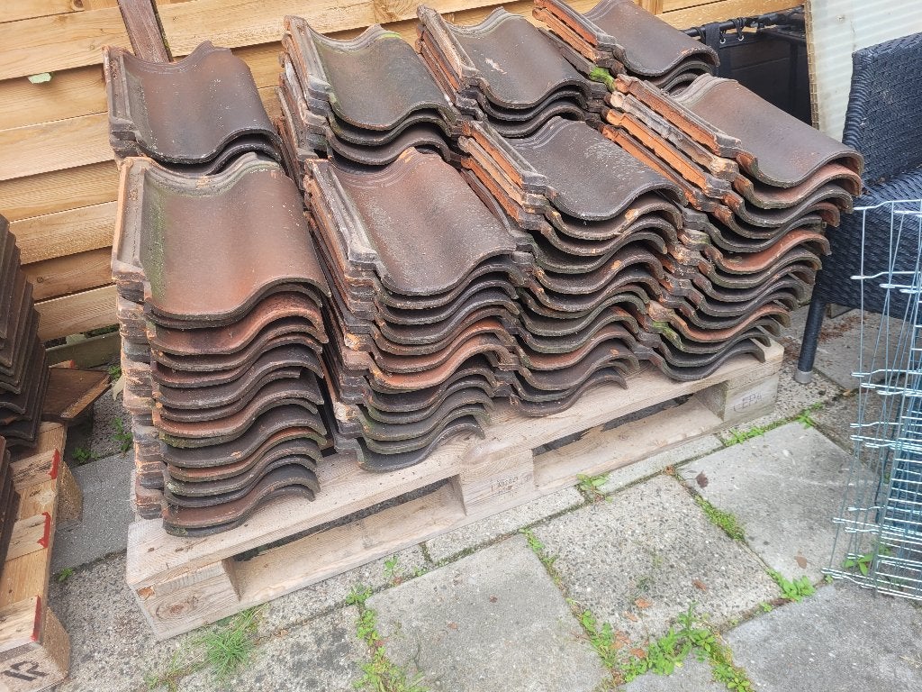 Gratis af te halen !     Oud Hollandse dakpannen, Ophalen, Gebruikt, Steen of Klei, 15 m² of meer