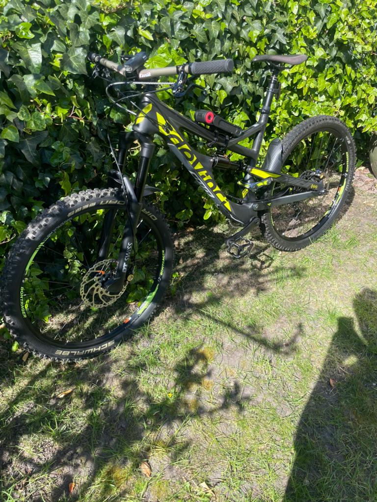 Mountenbike Devinci Spartan Carbon Enduro XX1 M/L Topstaat, Fully, Zo goed als nieuw, Schijfrem, Ophalen