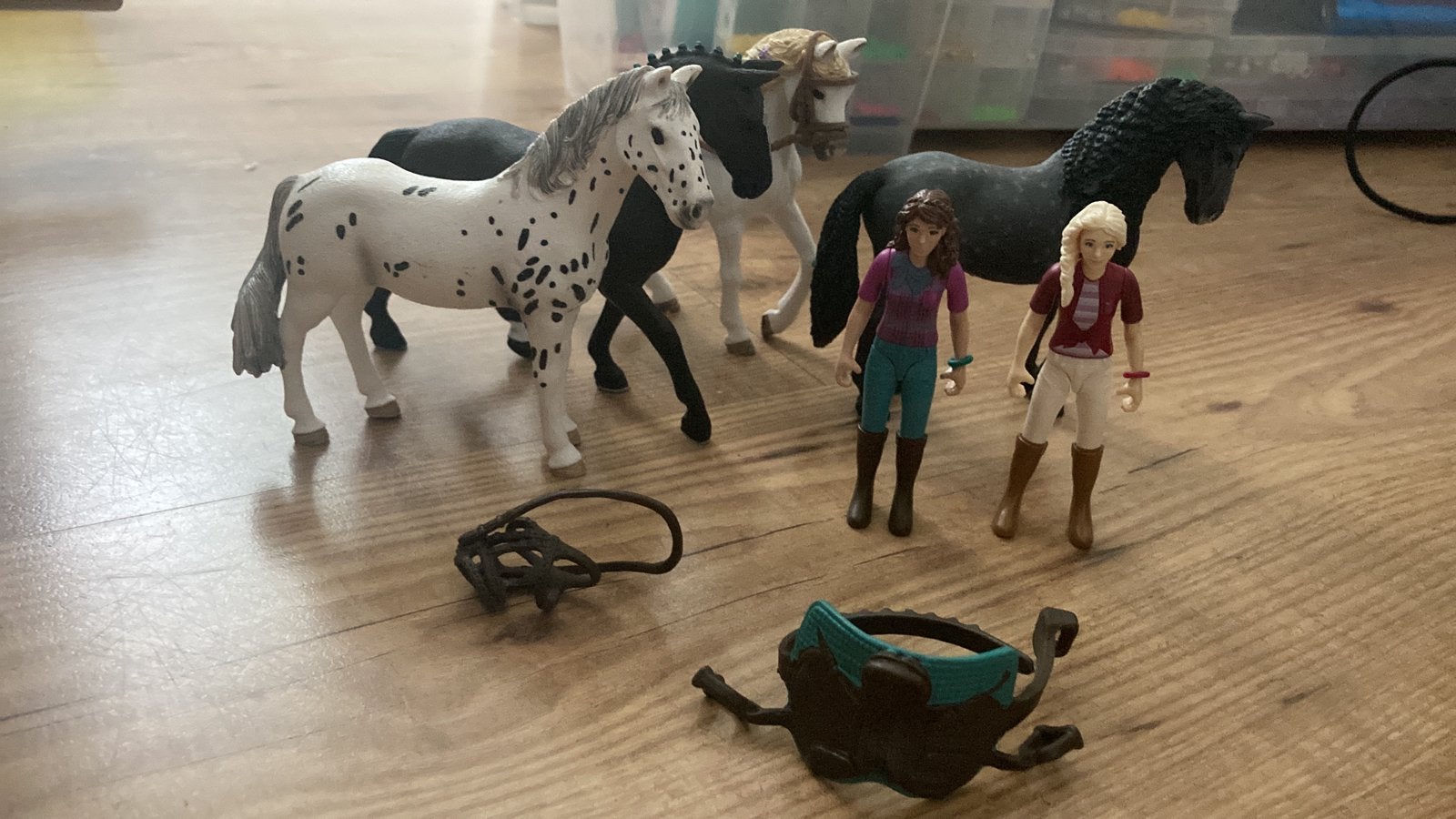 Schleigh paarden, Verzamelen, Dierenverzamelingen, Ophalen of Verzenden, Zo goed als nieuw, Paard, Beeldje of Figuurtje