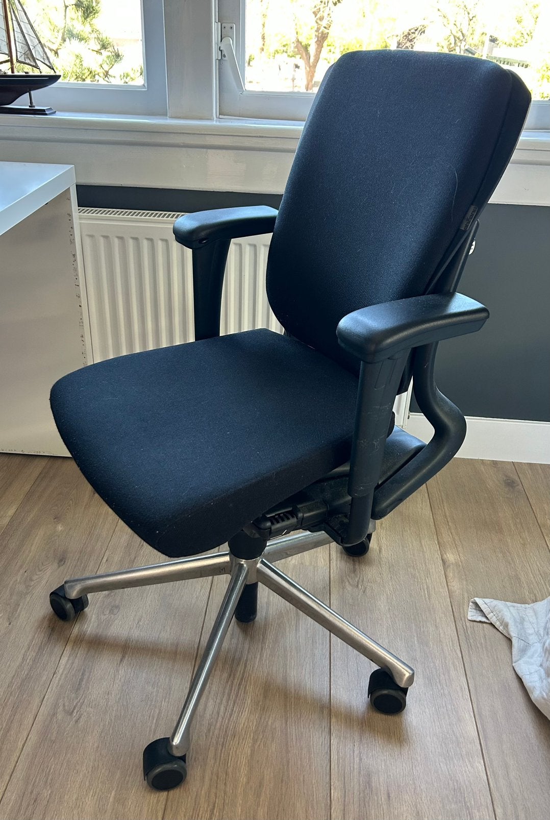 Ahrend 230 klassieker Bureaustoel - Zwart, Zo goed als nieuw, Huis en Inrichting, Ophalen, Zwart, Zo goed als nieuw, Bureaustoel