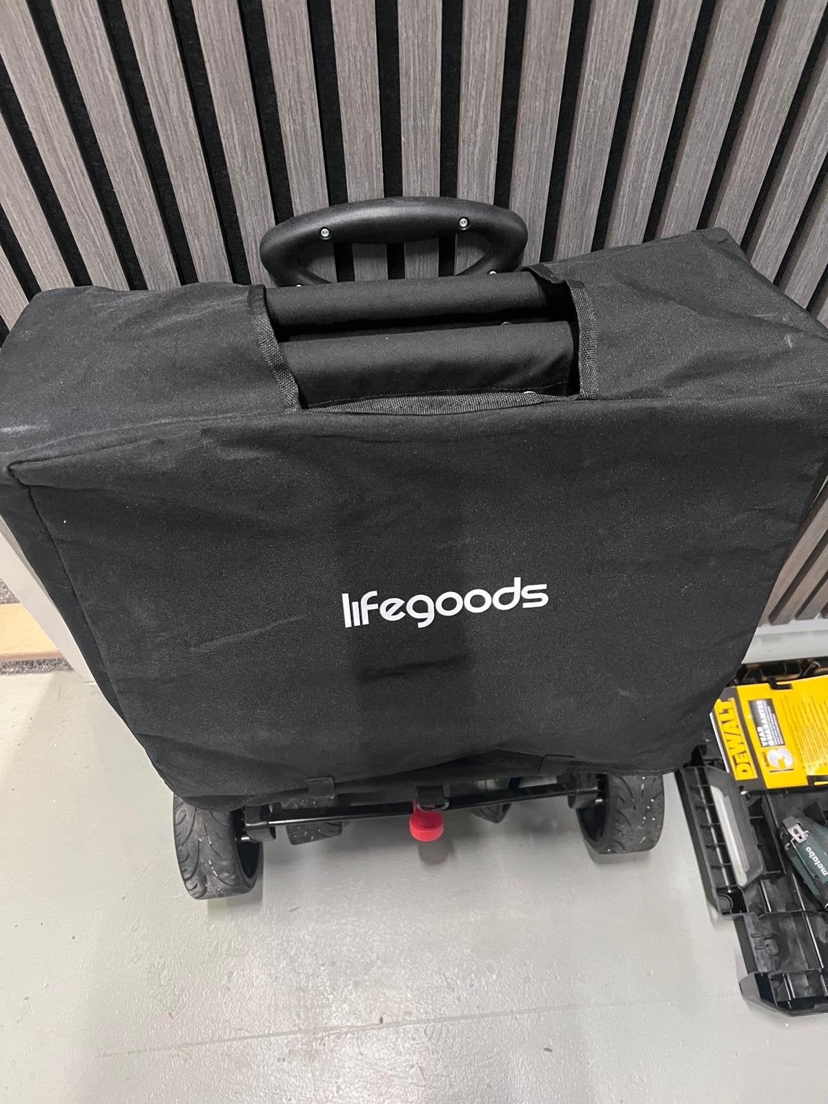 Lifegoods Opvouwbare bolderkar - Zwart, Caravans en Kamperen, Ophalen of Verzenden, Opvouwbaar, Gebruikt