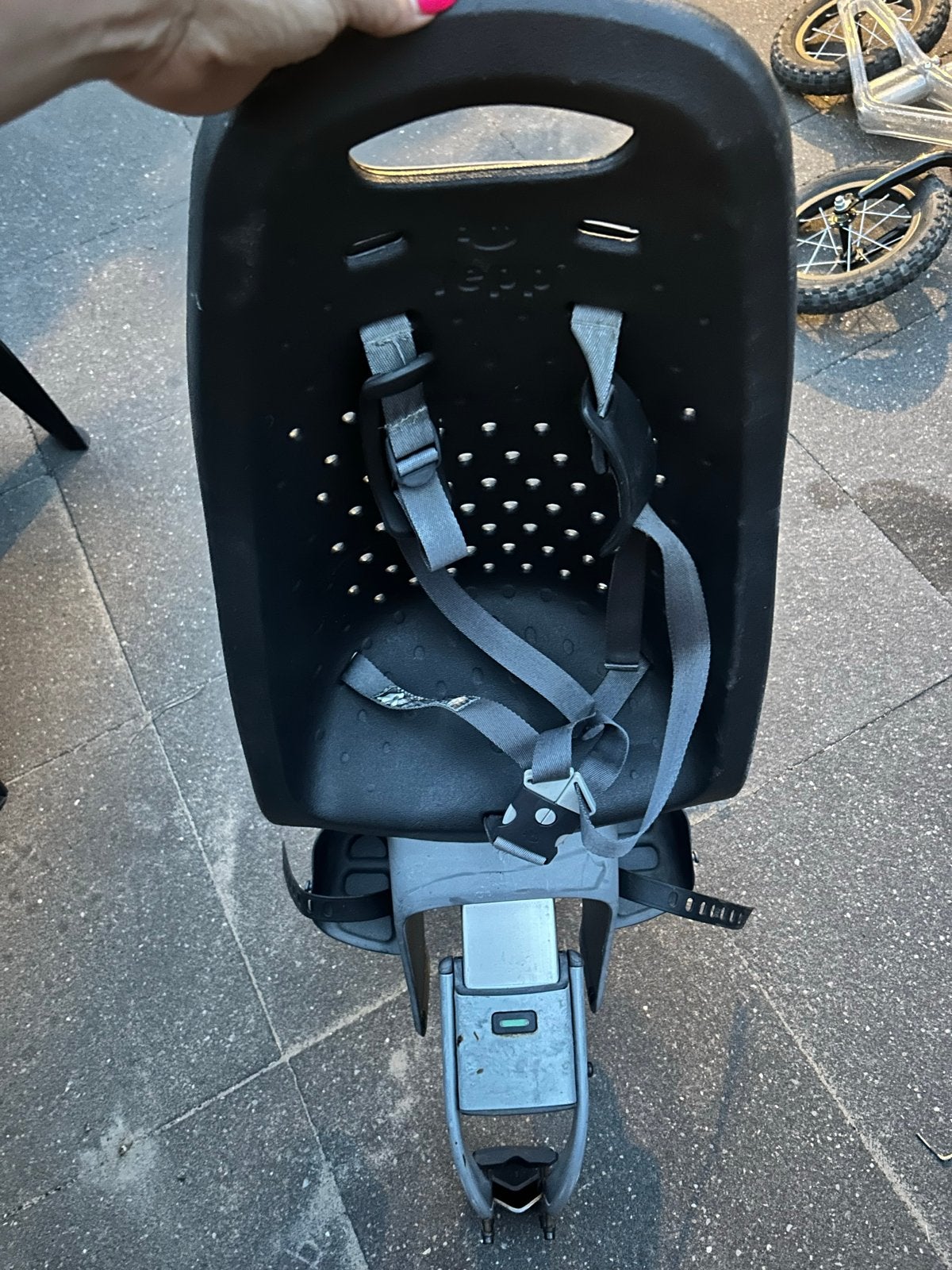 Yepp Achterzitje Fietsstoeltje - Gebruikt, Ophalen, Achterzitje, 9 t/m 36 kg, Gebruikt