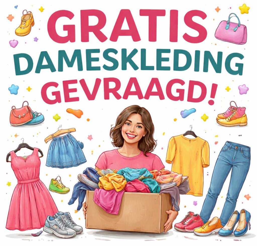 Gezocht: gratis dameskleding maat xl/44 /46 (Zoetermeer), Kleding | Dames, Ophalen, Zo goed als nieuw, Overige kleuren, Overige typen