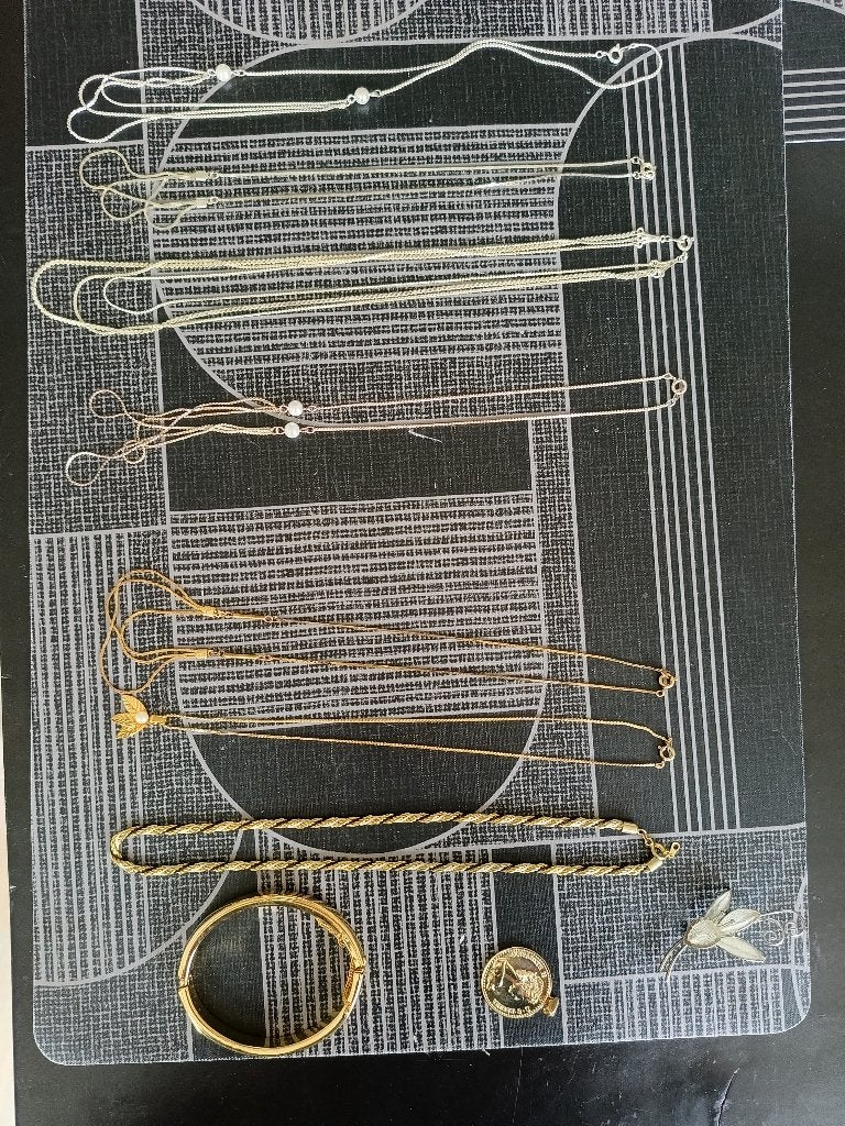 MOOIE PARTIJ VINTAGE-ANTIEKE SIERADEN (VERGULD & VERZILVERD), Sieraden, Tassen en Uiterlijk, Antieke sieraden, Ophalen of Verzenden