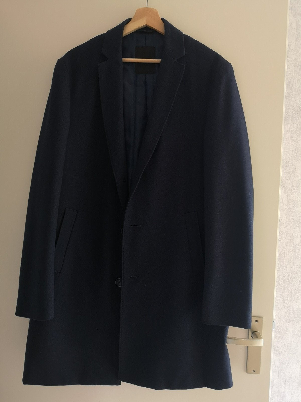 Lange colbert  jas, Ophalen of Verzenden, Zo goed als nieuw, Blauw
