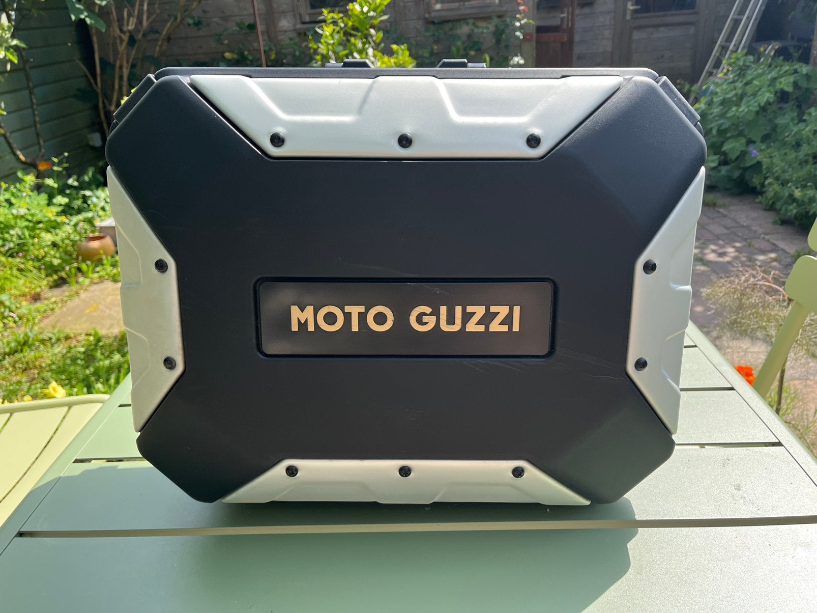 Originele Moto Guzzi V85 TT Travel koffer links, Ophalen of Verzenden, Zo goed als nieuw