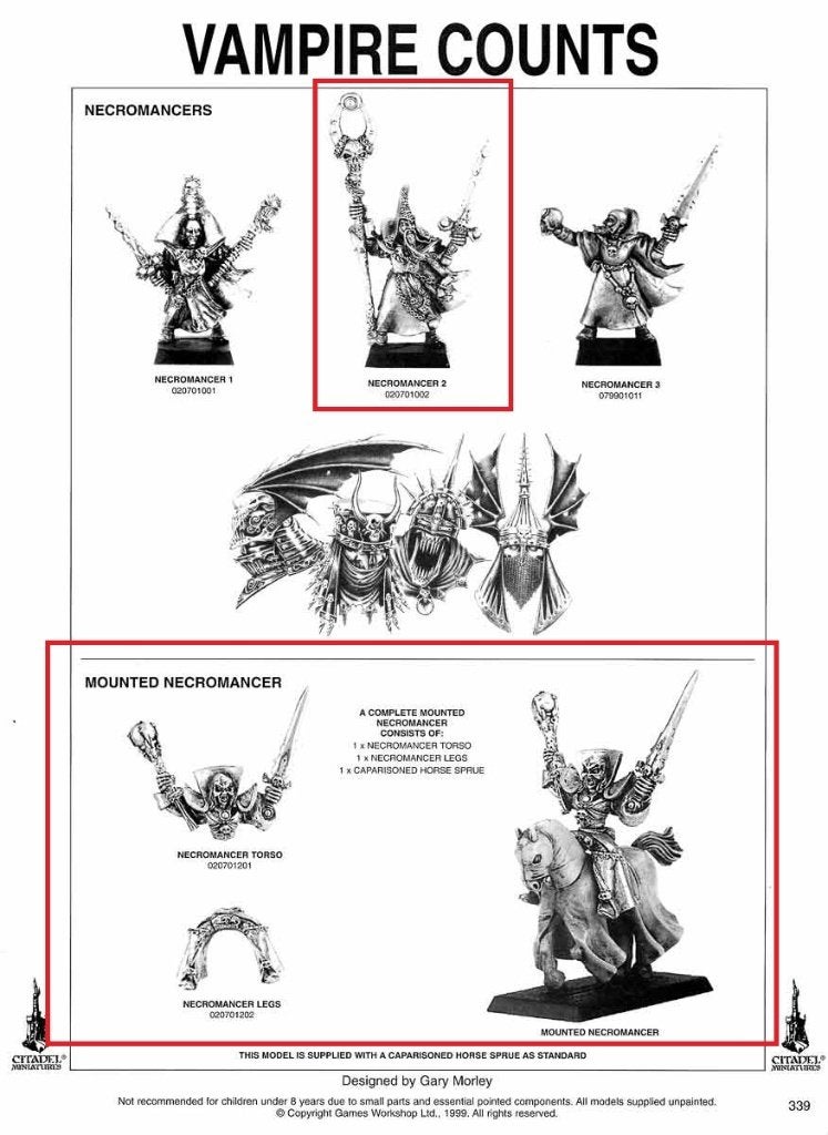 Blister - Necromancers Foot and Mounted versions, Hobby en Vrije tijd, Verzenden, Nieuw, Warhammer, Figuurtje(s)
