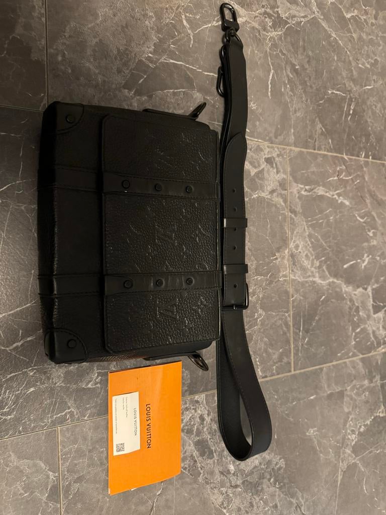 Louis Vuitton Trunk Messenger PM schoudertas, Overige merken, Gebruikt, Zwart, Ophalen of Verzenden