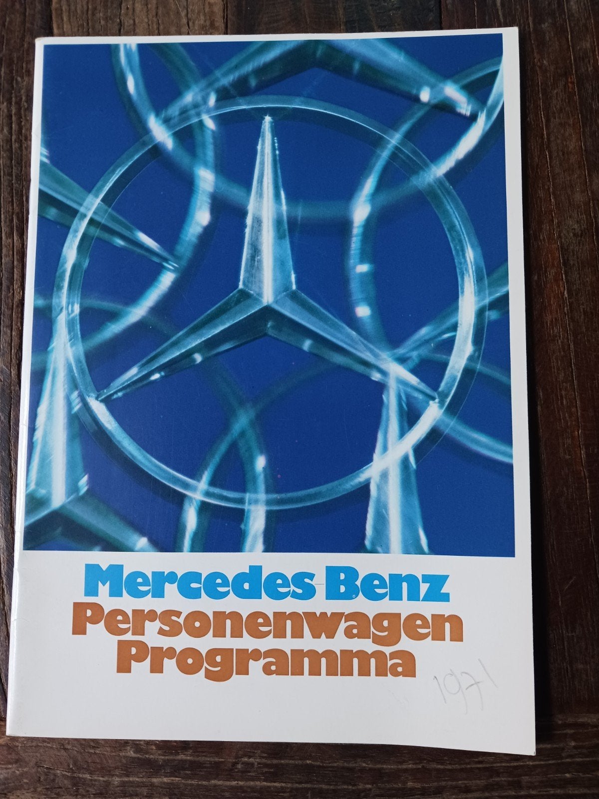 Mercedes-Benz folder 1971, Ophalen of Verzenden, Zo goed als nieuw, Mercedes