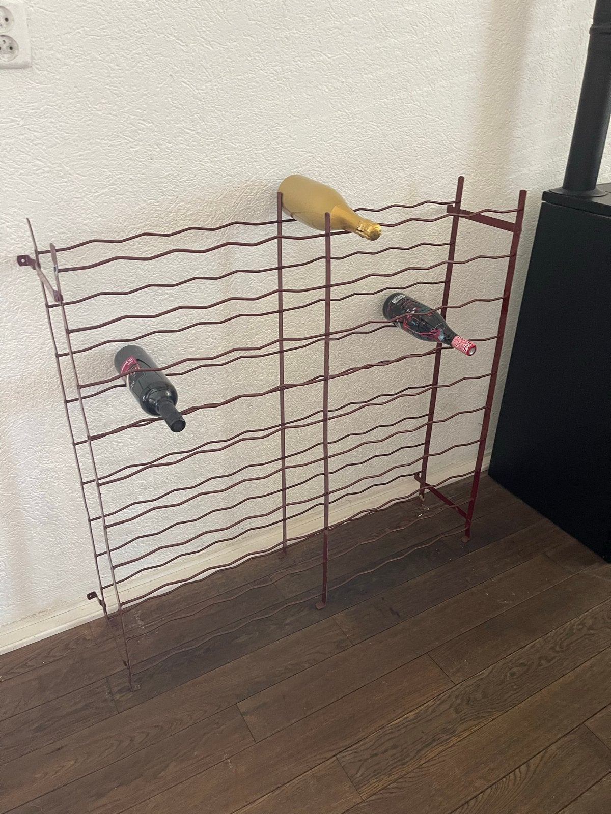 Vintage Tomado-stijl Wijnrek voor 100 Flessen, Ophalen, Gebruikt, 25 flessen of meer, 75 – 100
