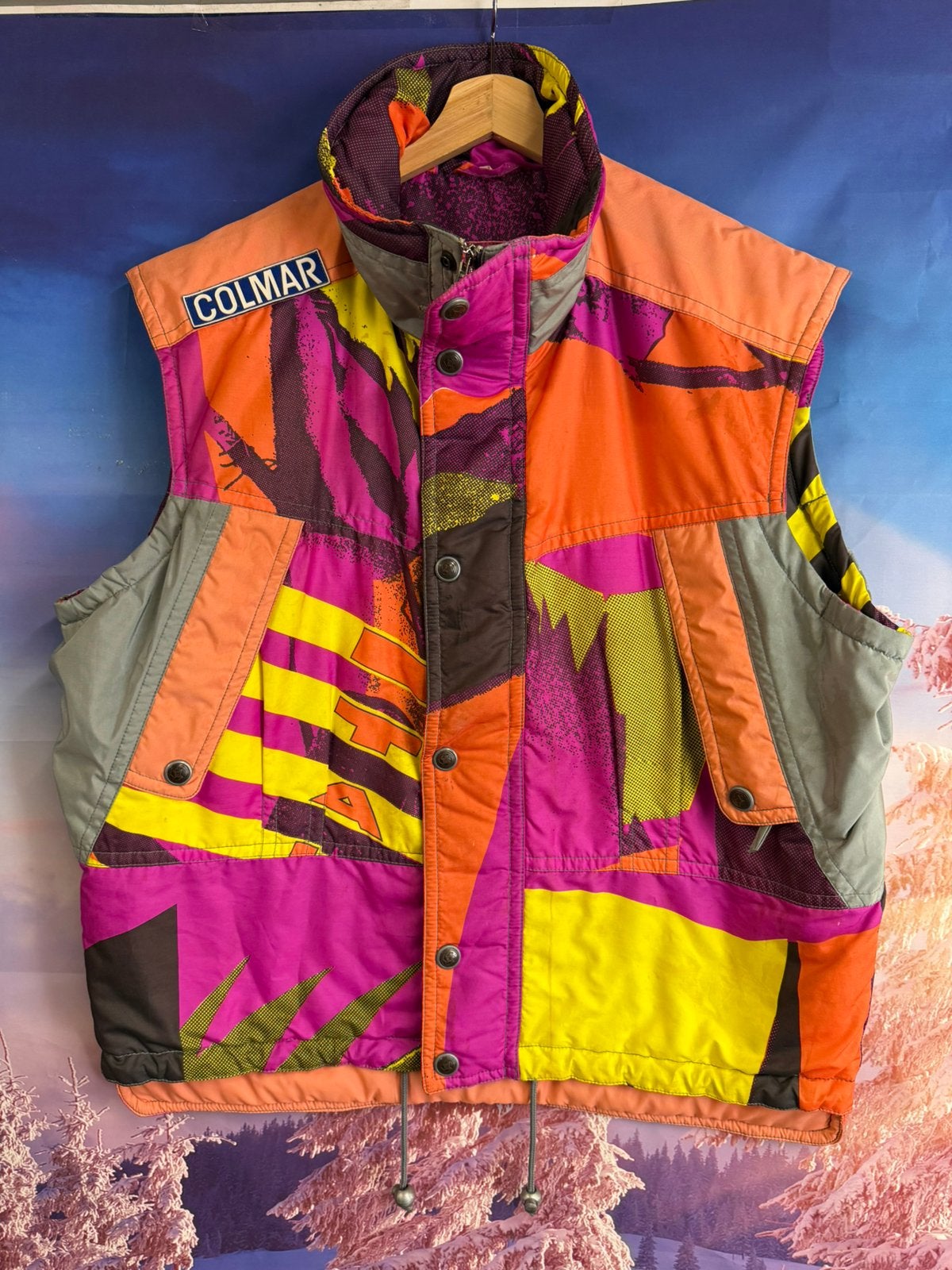 Vintage Foute bodywarmer van Colmar maat XL, Kleding | Dames, Ophalen of Verzenden, Zo goed als nieuw, Maat 46/48 (XL) of groter