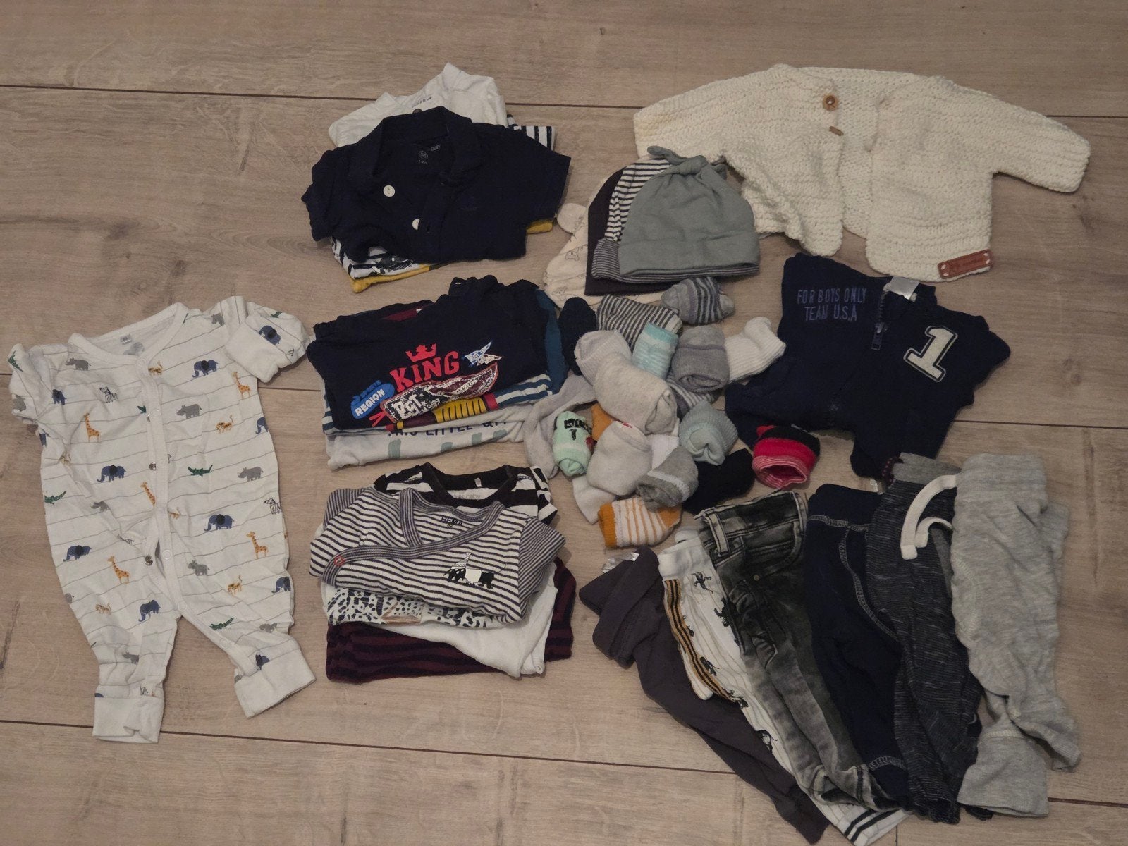 Baby 50/56 - Jongen - kleding, slapen en Puckababy piep, Ophalen, Gebruikt, Maat 50