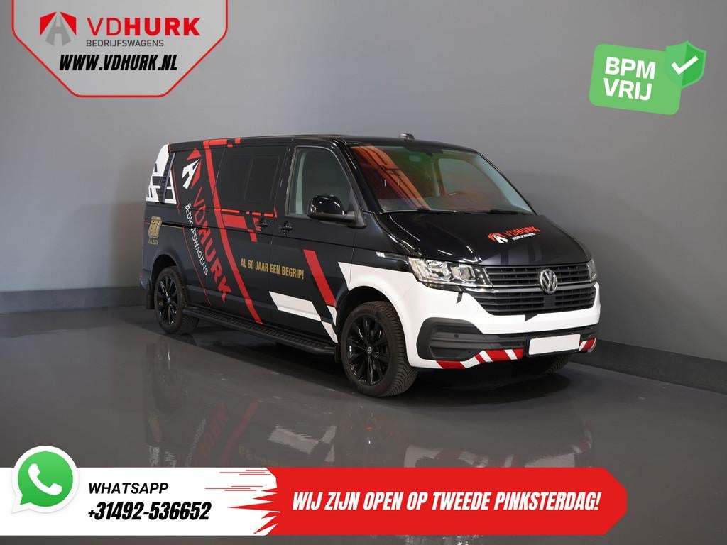 Volkswagen Transporter T6.1 2.0 TDI 150 pk DSG Aut. L2 DC Du, Auto's, Bestelauto's, Stof, USB, 4 cilinders, 150 pk