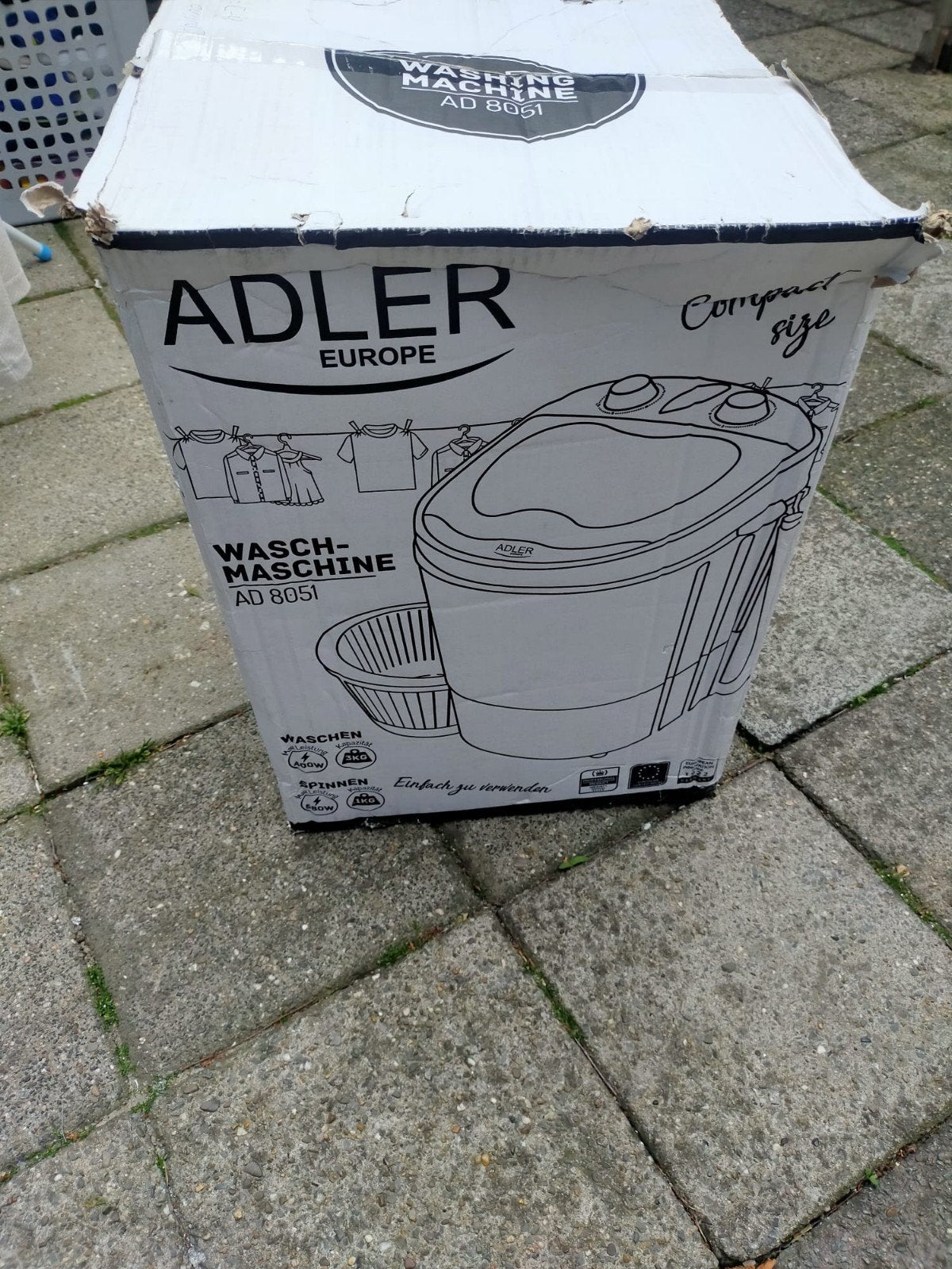 adler camping wasmachine, Ophalen, Zo goed als nieuw