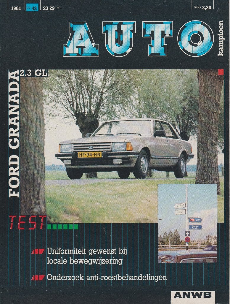 Ford Granada 2 testen in Autovisie e.a., Gelezen, Ford, Ophalen of Verzenden, Autovisie