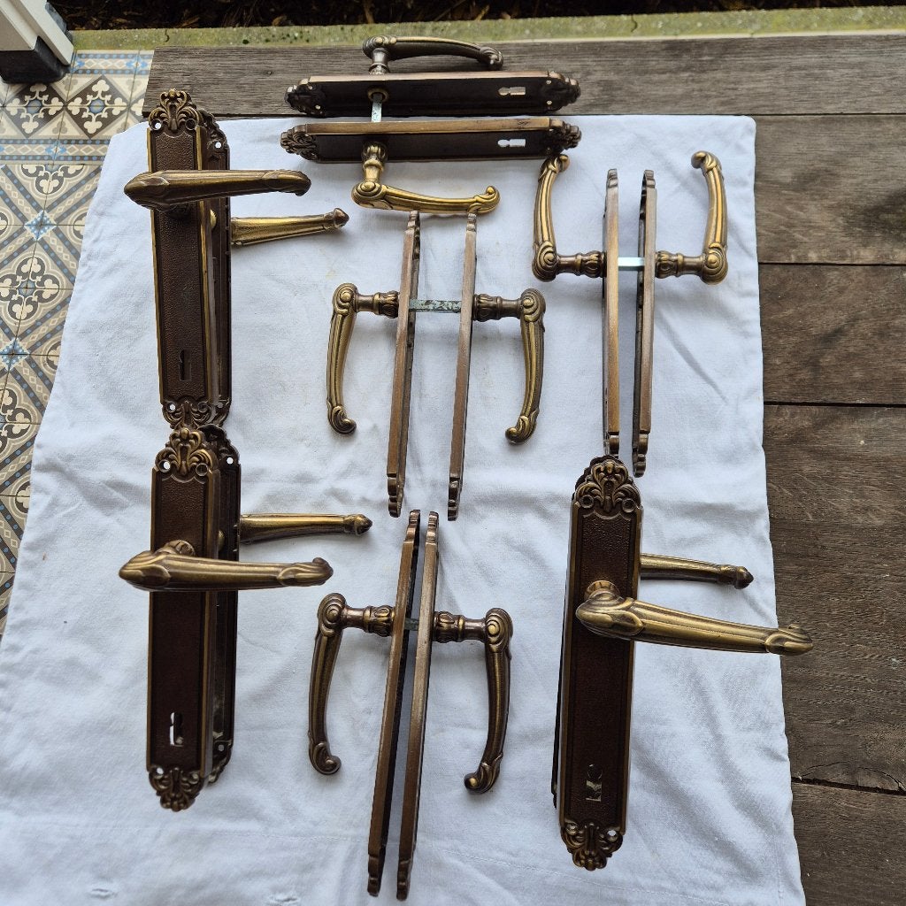 7 sets supergave vintage deurklinken, Ophalen