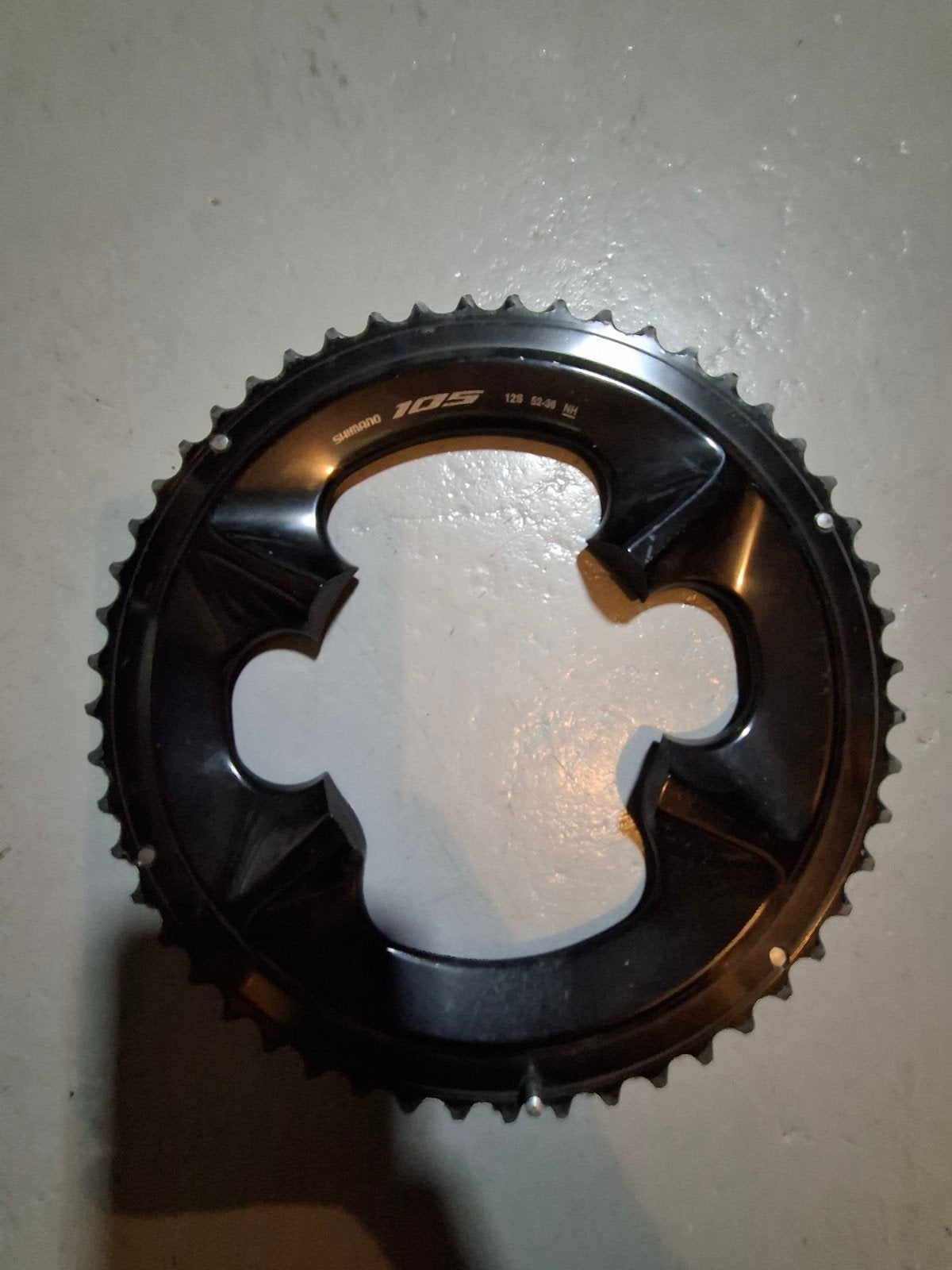 Shimano 105 kettingblad 52T buitenblad 12 speed, Crankstel of Pedalen, Ophalen of Verzenden, Zo goed als nieuw, Shimano