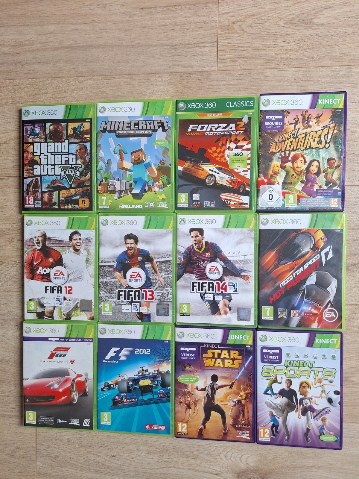 Xbox 360 Games: GTA V, Minecraft, FIFA, Forza, Kinect Adv., Ophalen, Gebruikt, Vanaf 18 jaar, Overige genres